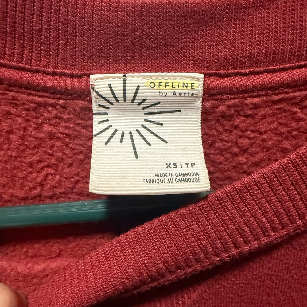 OFFLINE By Aerie Cloud Fleece Oversized Crewneck - Picture 2 of 2